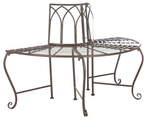 Abia Wrought Iron 50 Inch W Outdoor Tree Bench Design: PAT5018B - New Orleans Habitat for Humanity ReStore Elysian Fields