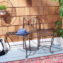 Load image into Gallery viewer, Abia Wrought Iron 50 Inch W Outdoor Tree Bench Design: PAT5018B - New Orleans Habitat for Humanity ReStore Elysian Fields
