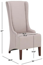 Load image into Gallery viewer, Becall 20&#39;&#39; H Linen Dining Chair Design: MCR4501F - New Orleans Habitat for Humanity ReStore Elysian Fields
