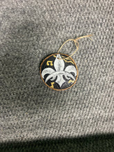Load image into Gallery viewer, Fleur de lis Hand - Painted Wooden Ornament - New Orleans Habitat for Humanity ReStore Elysian Fields
