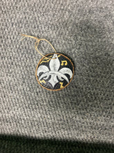Load image into Gallery viewer, Fleur de lis Hand - Painted Wooden Ornament - New Orleans Habitat for Humanity ReStore Elysian Fields
