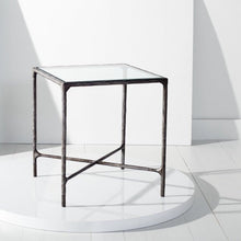 Load image into Gallery viewer, Jessa Forged Metal Square End Table Design: SFV9503E - New Orleans Habitat for Humanity ReStore Elysian Fields
