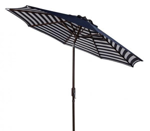 Athens Inside Out Striped 9ft Crank Outdoor Auto Tilt Umbrella Design: PAT8007A - New Orleans Habitat for Humanity ReStore Elysian Fields