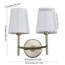Load image into Gallery viewer, BARRETT TWO LIGHT WALL SCONCE - New Orleans Habitat for Humanity ReStore Elysian Fields
