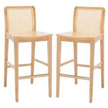 Load image into Gallery viewer, Benicio Rattan Bar Stool Design: BST1507D-SET2 - New Orleans Habitat for Humanity ReStore Elysian Fields
