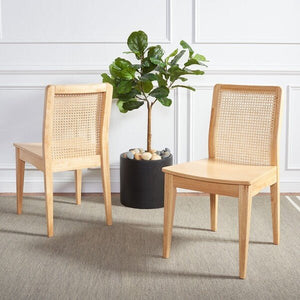 Benicio Rattan Dining Chair ( Set Of 2 ) Natural - New Orleans Habitat for Humanity ReStore Elysian Fields