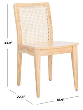 Load image into Gallery viewer, Benicio Rattan Dining Chair ( Set Of 2 ) Natural - New Orleans Habitat for Humanity ReStore Elysian Fields
