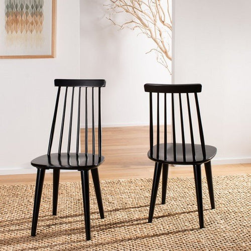 Burris Side Chair Black Set of 2 - New Orleans Habitat for Humanity ReStore Elysian Fields