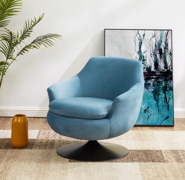 Citine Velvet Swivel Accent Chair Design: SFV4743A - New Orleans Habitat for Humanity ReStore Elysian Fields
