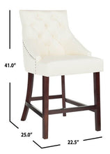 Load image into Gallery viewer, Eleni Tufted Wing Back Counter Stool Design: BST6305G-SET2 - New Orleans Habitat for Humanity ReStore Elysian Fields
