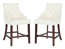 Load image into Gallery viewer, Eleni Tufted Wing Back Counter Stool Design: BST6305G-SET2 - New Orleans Habitat for Humanity ReStore Elysian Fields
