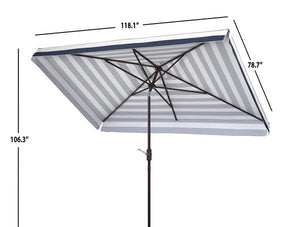 Elsa Fashion Line 6.5 X 10 Ft Rect Umbrella Design: PAT8303A - New Orleans Habitat for Humanity ReStore Elysian Fields