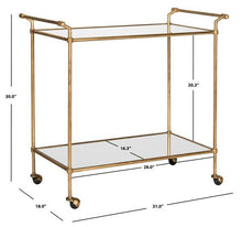 Load image into Gallery viewer, Felicity Bar Cart Design: FOX2558A - New Orleans Habitat for Humanity ReStore Elysian Fields
