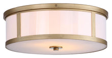 Load image into Gallery viewer, GOLD AVERY CEILING DRUM LIGHT - New Orleans Habitat for Humanity ReStore Elysian Fields
