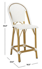 Load image into Gallery viewer, Gresley Indoor - Outdoor French Bistro Counter Stool White - New Orleans Habitat for Humanity ReStore Elysian Fields
