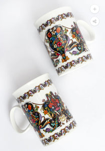 GUCCI GILDED FLORAL SIGNED MUG - New Orleans Habitat for Humanity ReStore Elysian Fields