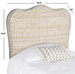 Load image into Gallery viewer, Imelda White Washed Headboard Design: SEA8027B-Q - New Orleans Habitat for Humanity ReStore Elysian Fields
