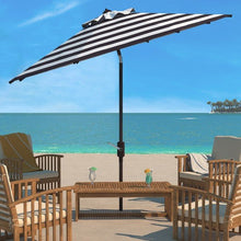 Load image into Gallery viewer, Iris Fashion Line 11ft Round Umbrella Design: PAT8104A - New Orleans Habitat for Humanity ReStore Elysian Fields
