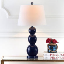 Load image into Gallery viewer, JAYNE THREE SPHERE GLASS LAMP (SET OF 2) Design: LIT4089B-SET2 - New Orleans Habitat for Humanity ReStore Elysian Fields

