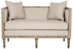 Leandra Linen French Country Settee Design: FOX6237B - New Orleans Habitat for Humanity ReStore Elysian Fields