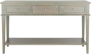 Manelin Console With Storage Drawers Grey - New Orleans Habitat for Humanity ReStore Elysian Fields
