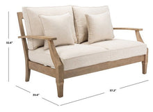 Load image into Gallery viewer, Martinique Wood Patio Loveseat Design: CPT1012A - New Orleans Habitat for Humanity ReStore Elysian Fields
