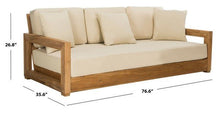 Load image into Gallery viewer, Montford Teak 3 - Seat Sofa Design: CPT1004A - New Orleans Habitat for Humanity ReStore Elysian Fields
