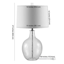 Load image into Gallery viewer, NADINE GLASS TABLE LAMP Design: TBL4259A - New Orleans Habitat for Humanity ReStore Elysian Fields
