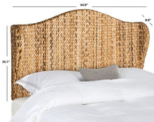 Load image into Gallery viewer, Nadine Natural Winged Headboard Design: SEA8029A-Q - New Orleans Habitat for Humanity ReStore Elysian Fields
