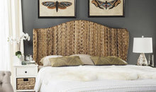 Load image into Gallery viewer, Nadine Natural Winged Headboard Design: SEA8029A-Q - New Orleans Habitat for Humanity ReStore Elysian Fields
