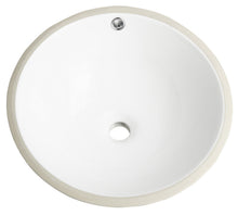 Load image into Gallery viewer, Nerida Porcelain Ceramic Round 17 Inch White Undermount Bathroom Sink Design: BSK5404A - New Orleans Habitat for Humanity ReStore Elysian Fields
