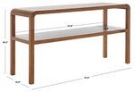 Load image into Gallery viewer, Omara 2 Tier Console Table Design: CNS1500B - New Orleans Habitat for Humanity ReStore Elysian Fields
