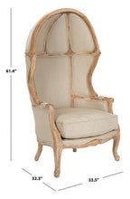 Load image into Gallery viewer, Sabine Natural Linen Chair Design: MCR4900A - New Orleans Habitat for Humanity ReStore Elysian Fields
