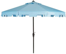 Load image into Gallery viewer, Uv Resistant Zimmerman 9 Ft Crank Market Push Button Tilt Umbrella With Flap Design: PAT8000D - New Orleans Habitat for Humanity ReStore Elysian Fields
