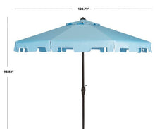 Load image into Gallery viewer, Uv Resistant Zimmerman 9 Ft Crank Market Push Button Tilt Umbrella With Flap Design: PAT8000D - New Orleans Habitat for Humanity ReStore Elysian Fields
