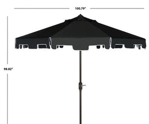 Zimmerman 9 Ft Crank Market Umbrella With Flap Design: PAT8000H - New Orleans Habitat for Humanity ReStore Elysian Fields